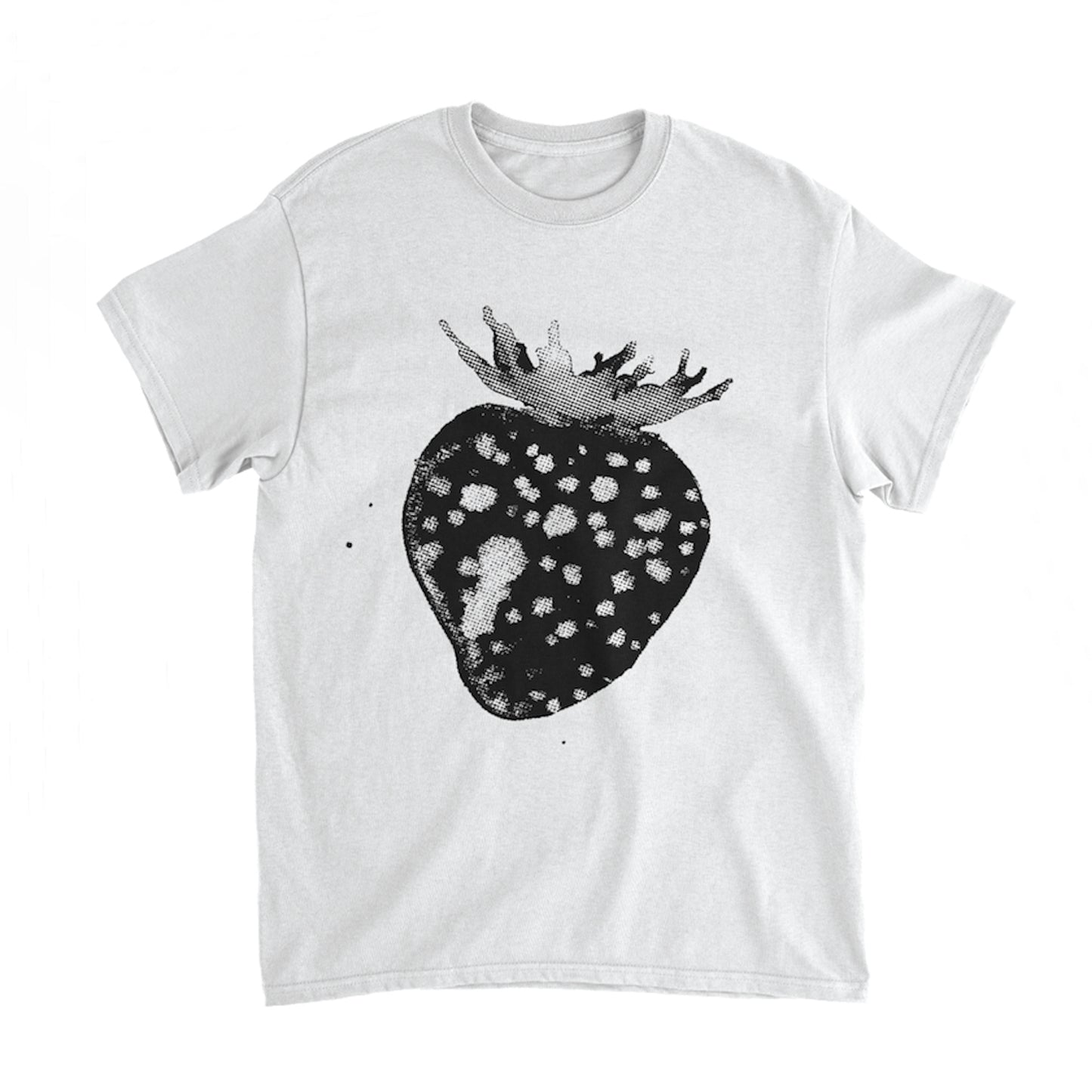 Blonde Redhead Strawberry and Logo Print Shirt