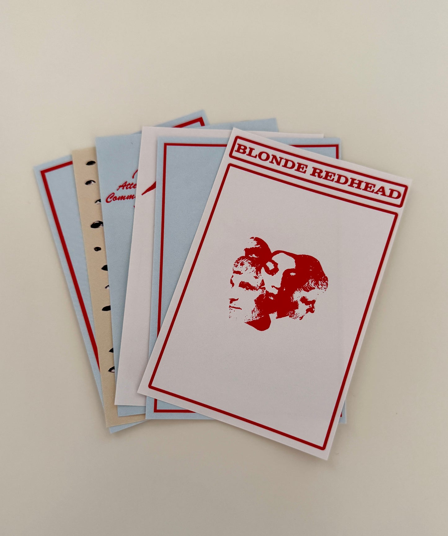 Blonde Redhead Sticker Set