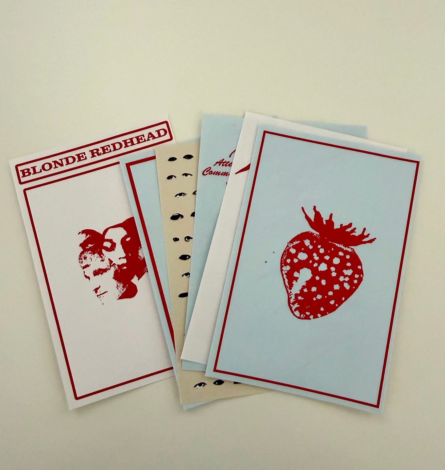 Blonde Redhead Sticker Set